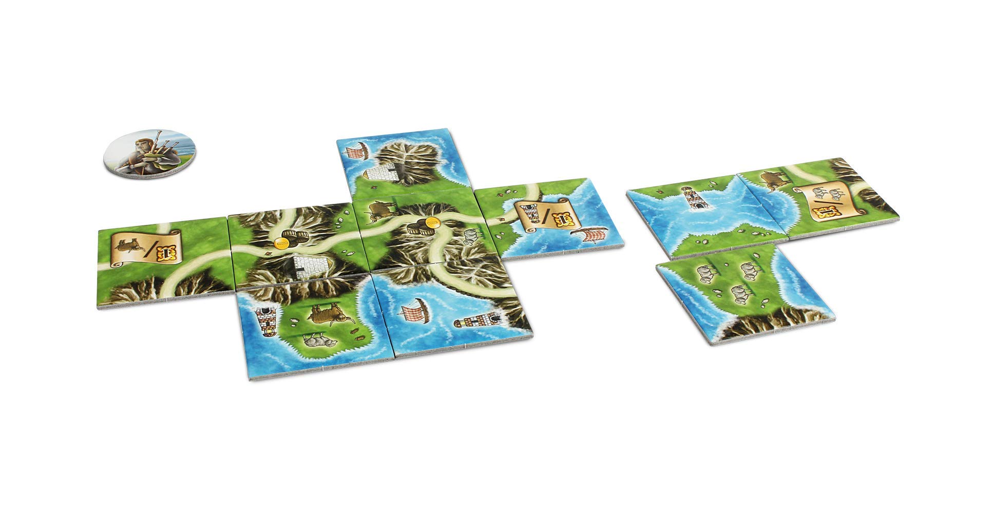 Lookout, Isle of Skye: Vom Häuptling zum König, Grundspiel, Kennerspiel des Jahres 2016, Legespiel, 2-5 Spieler, Ab 8+ Jahren, 60 Minuten, Deutsch