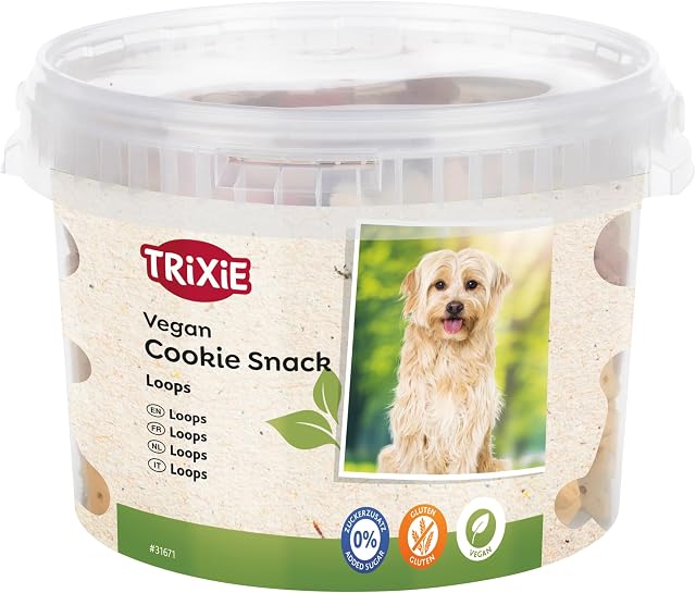 Trixie -Cookie Snack Loops, 1,3 kg, para Perros