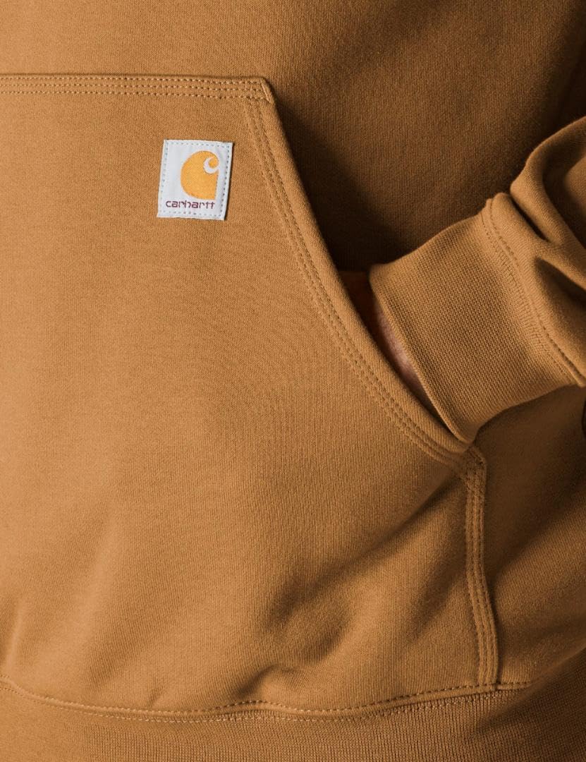 Carhartt Midweight Sleeve Logo Hoodie Bluza z kapturem, Br?zowy, XXL M?ska, Br?zowy, XXL