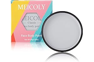 MEICOLY Zombie Makeup Kit: Gray Face Body Paint for Washable Cosplay