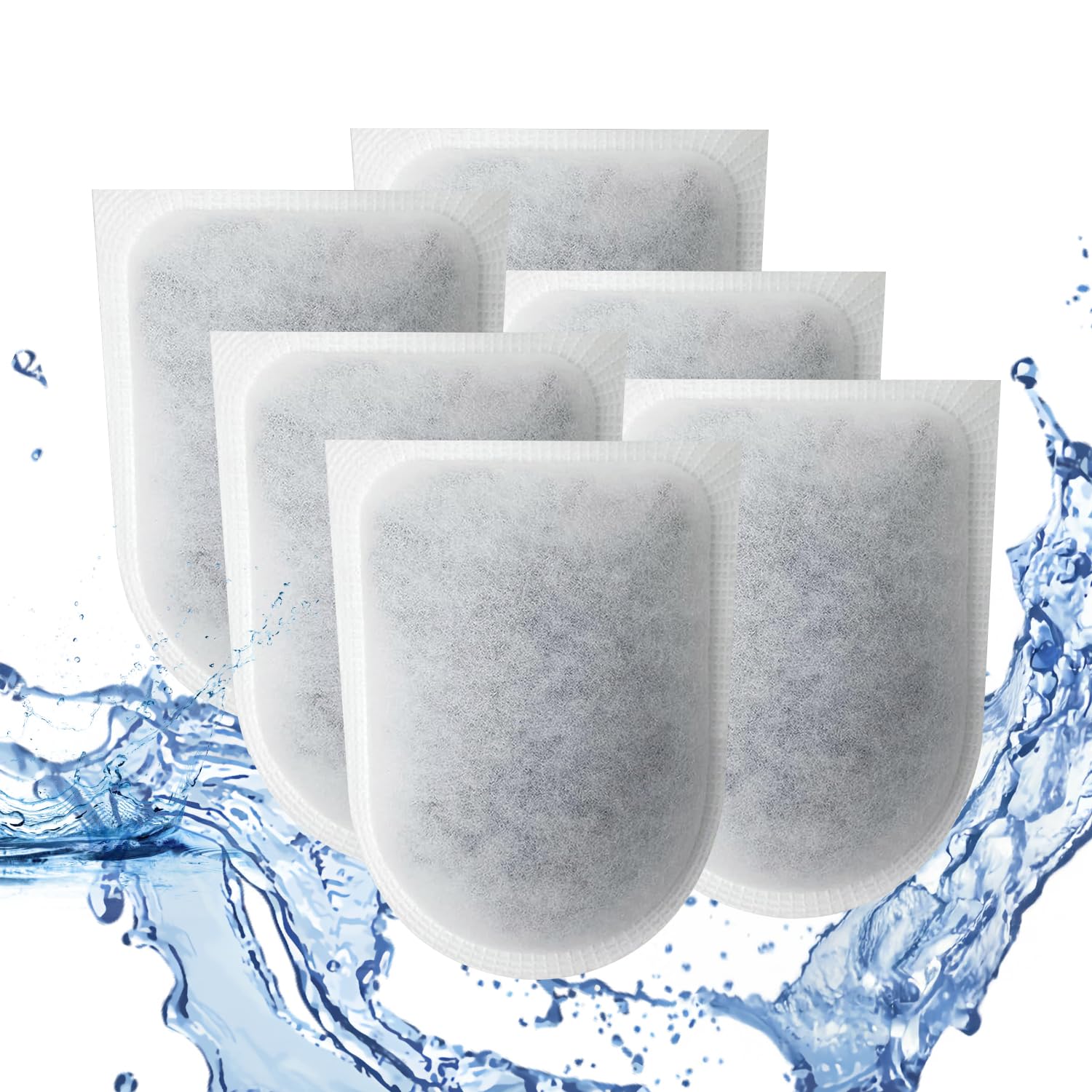 Yoolight 6 Packs Carbon Filter Cartridges for Tetra EasyCrystal Filter Pack C600, Replacement Filter Cartridges for Tetra EasyCrystal