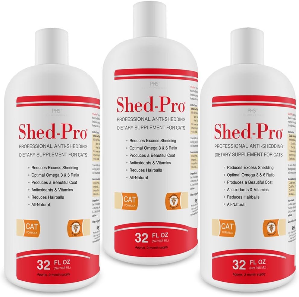 3PACK ShedPro for Cats (96 fl oz)