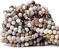 Vista 13 de Cuentas redondas sueltas de ágata estilo antiguo vena de dragón de 6mm, cuentas para diseño de joyas, 60 cuentas