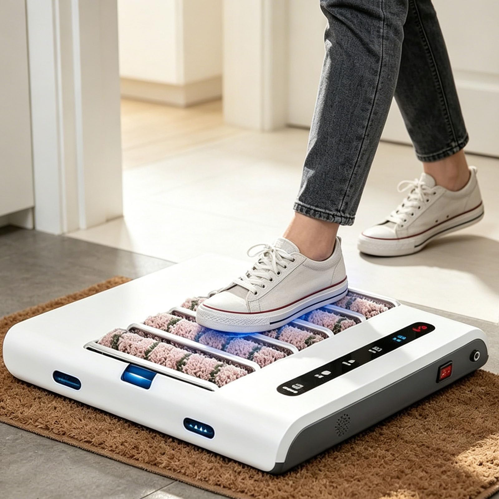 Sneaker Cleaner Automático por Inducción, Máquina Limpiadora De Zapatos 500 RPM, Pulidora De Zapatos Eléctrica, Cepillos para Zapatos – Limpia Suelas De Deportivos, Tacones Y Zapatos