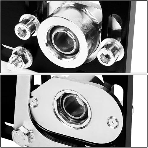 Miniatura 5 de DNA Motoring CBK-PLT-FM94-BK Placas delanteras ajustables +/- 2.5 Camber/Caster en espiral