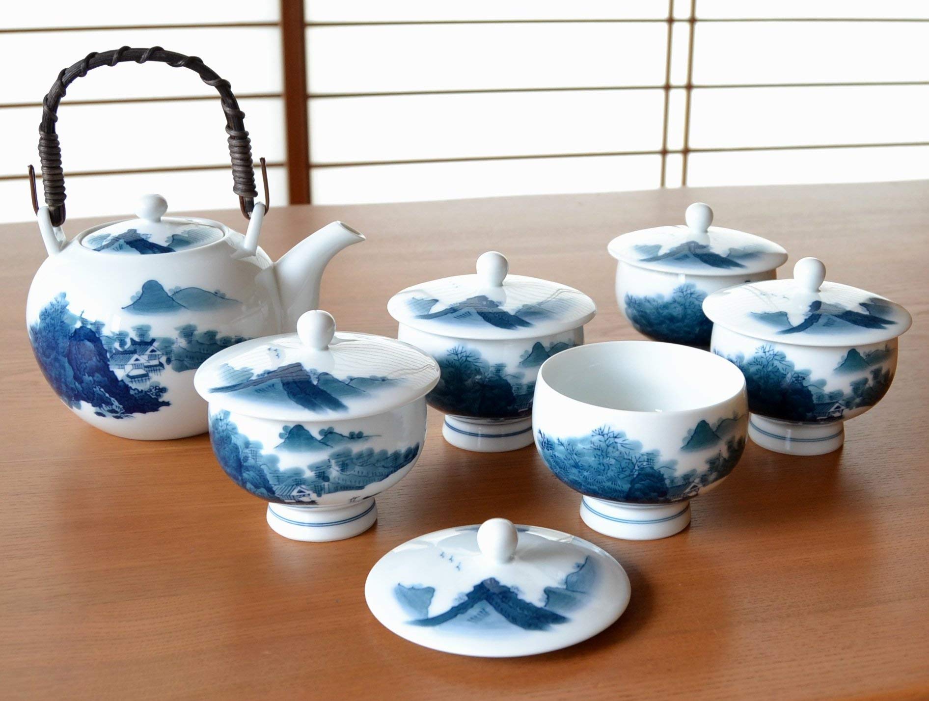 鍋島焼 大川内山 畑萬陶苑 玉彩梅詰 梅詰 汲出碗 