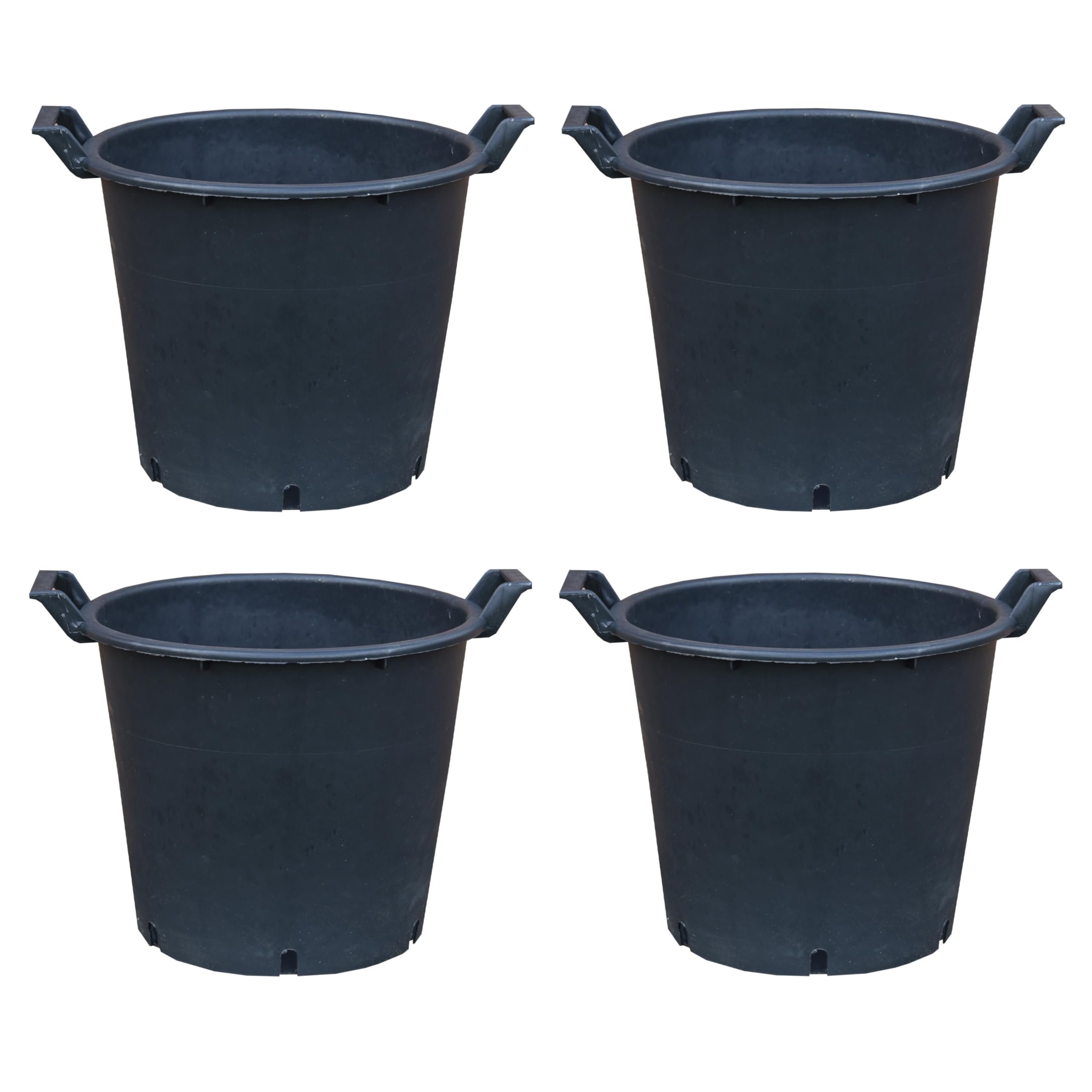 30L Heavy Duty Large Garden Pot with Sturdy Handles – UV Stable, Frost Resistant, Lightweight Container for Trees, Shrubs, Veg, and Garden Waste 4x by Thompson and Morgan (4)