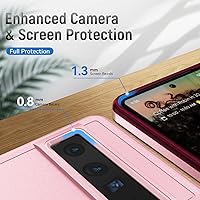 Vista 8 de Funda para Google Pixel 7 Pro con soporte magnético de anillo de soporte, doble capa de protección contra golpes, funda delgada para teléfono Google
