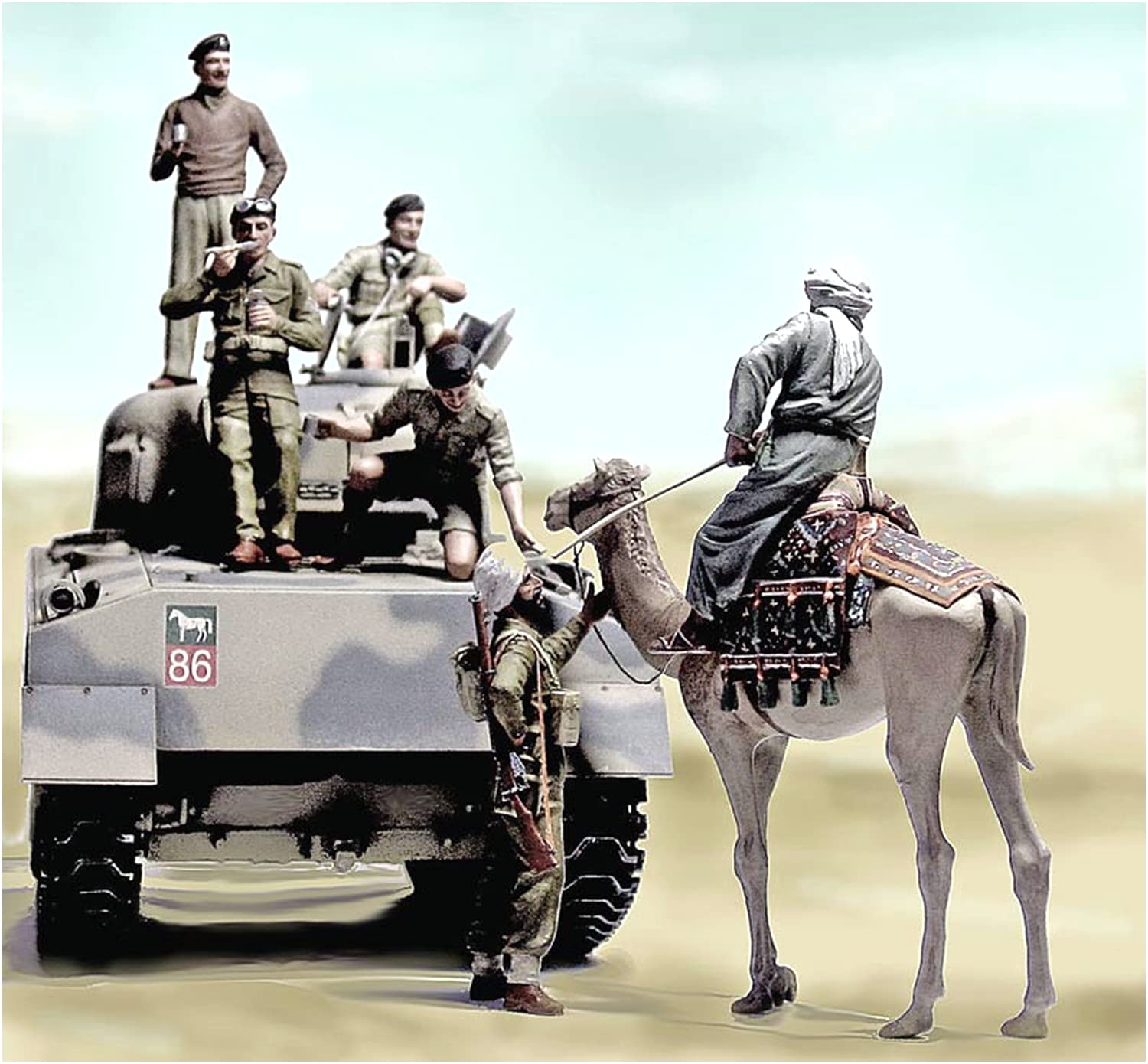 Amazon | マスターボックス(Master Box) 1/35 イギリス 第8 北