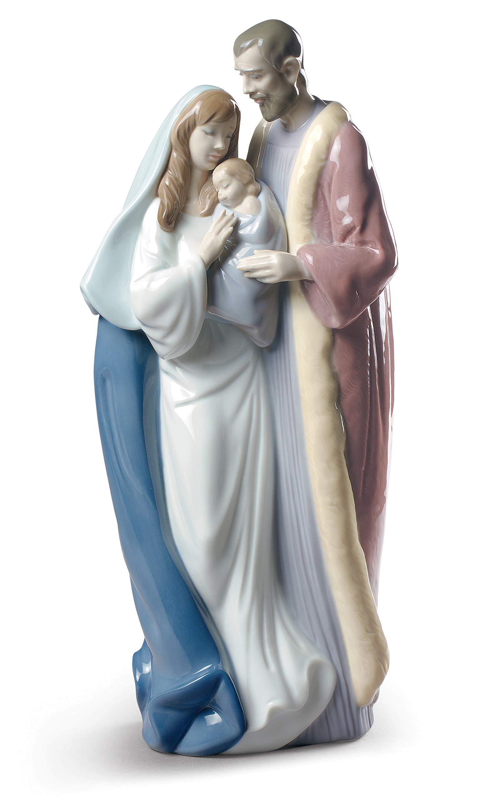 Amazon.com: LLADRÓ Glossy Porcelain Blessed Family Figurine