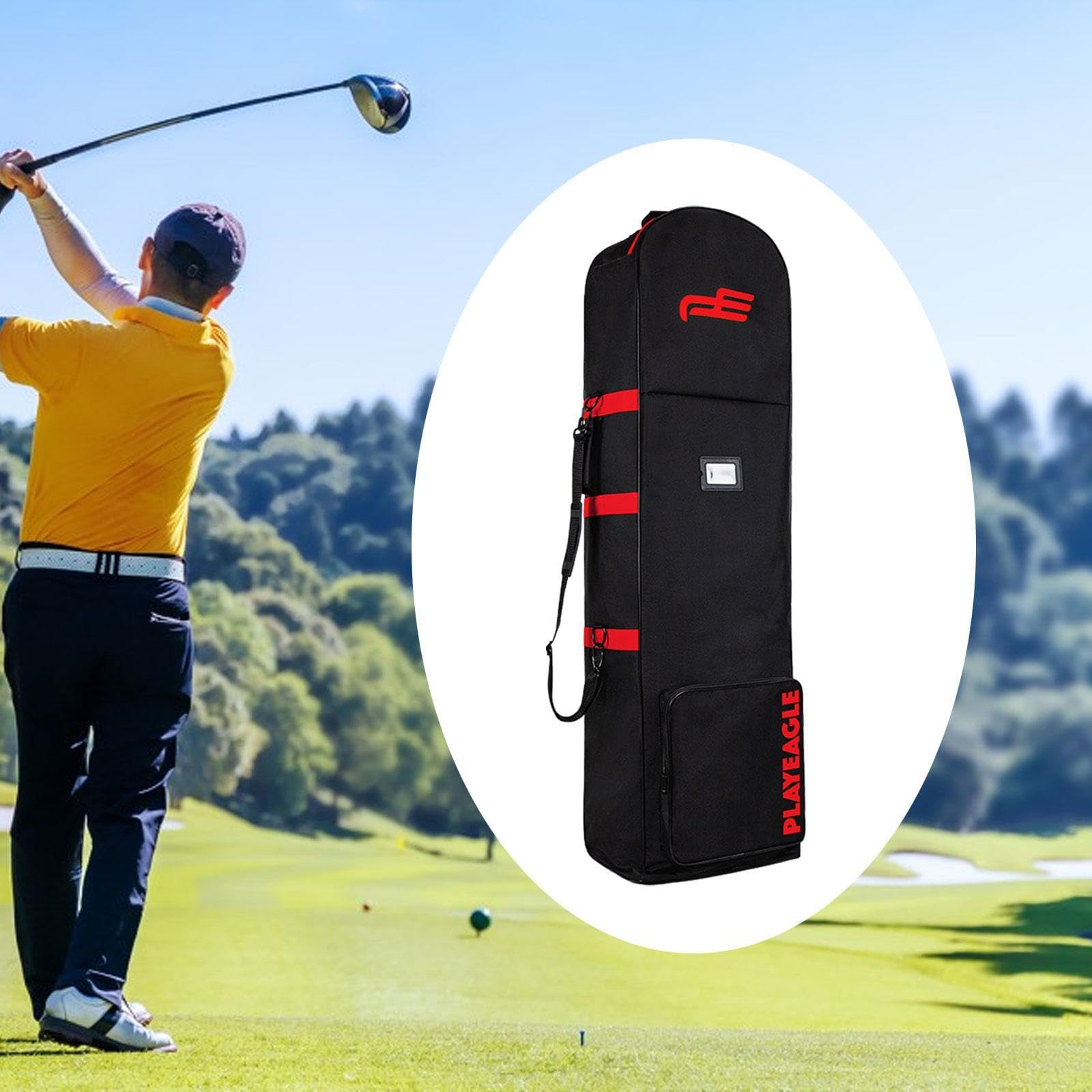 Sac de Transport pour Golf Milageto avec Roulettes, Housse de Protection pour Voyage Aérien