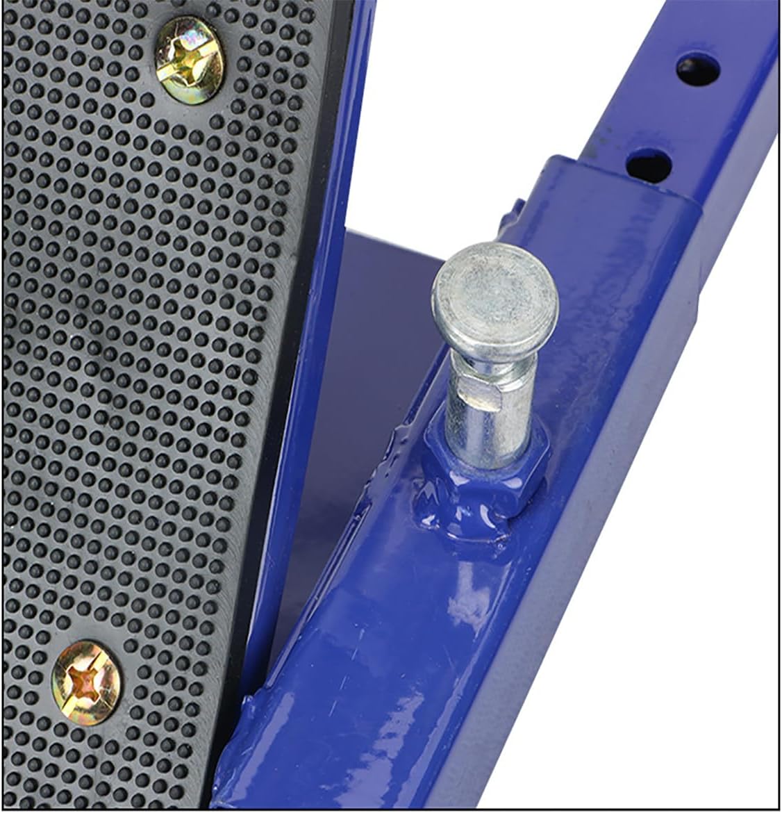 Adjustable School Training Starting Block - Lightweight Aluminum Alloy, 6 Angles, Anti-Slip Pad & Card Ruler for Track & Field, Cinder, Plastic Surfaces