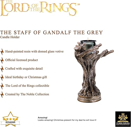 Miniatura 2 de The Noble Collection Gandalf - Soporte votivo gris