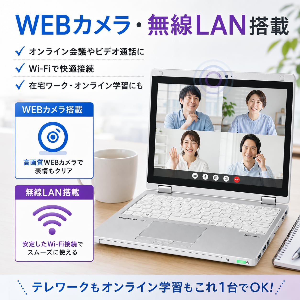 Amazon.co.jp: 【整備済み品】Panasonic Let's note CF-RZ6 レッツ
