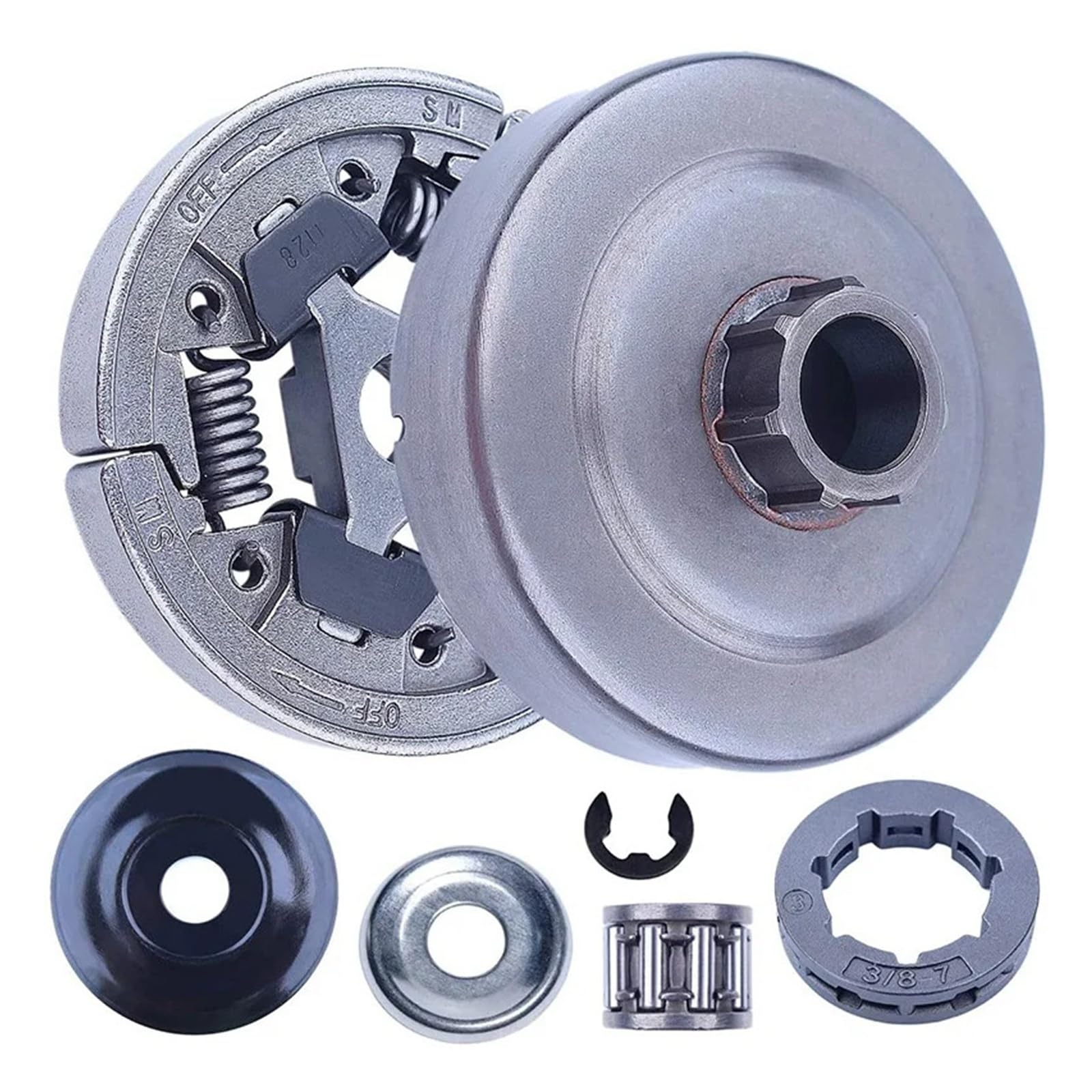Fit For S-t-i-h-l 044 046 MS440 MS460 MS461 MS441 MS361 MS362 MS362C Chainsaw 3/8 Clutch Drum Rim Sprocket Needle Bearing Kit