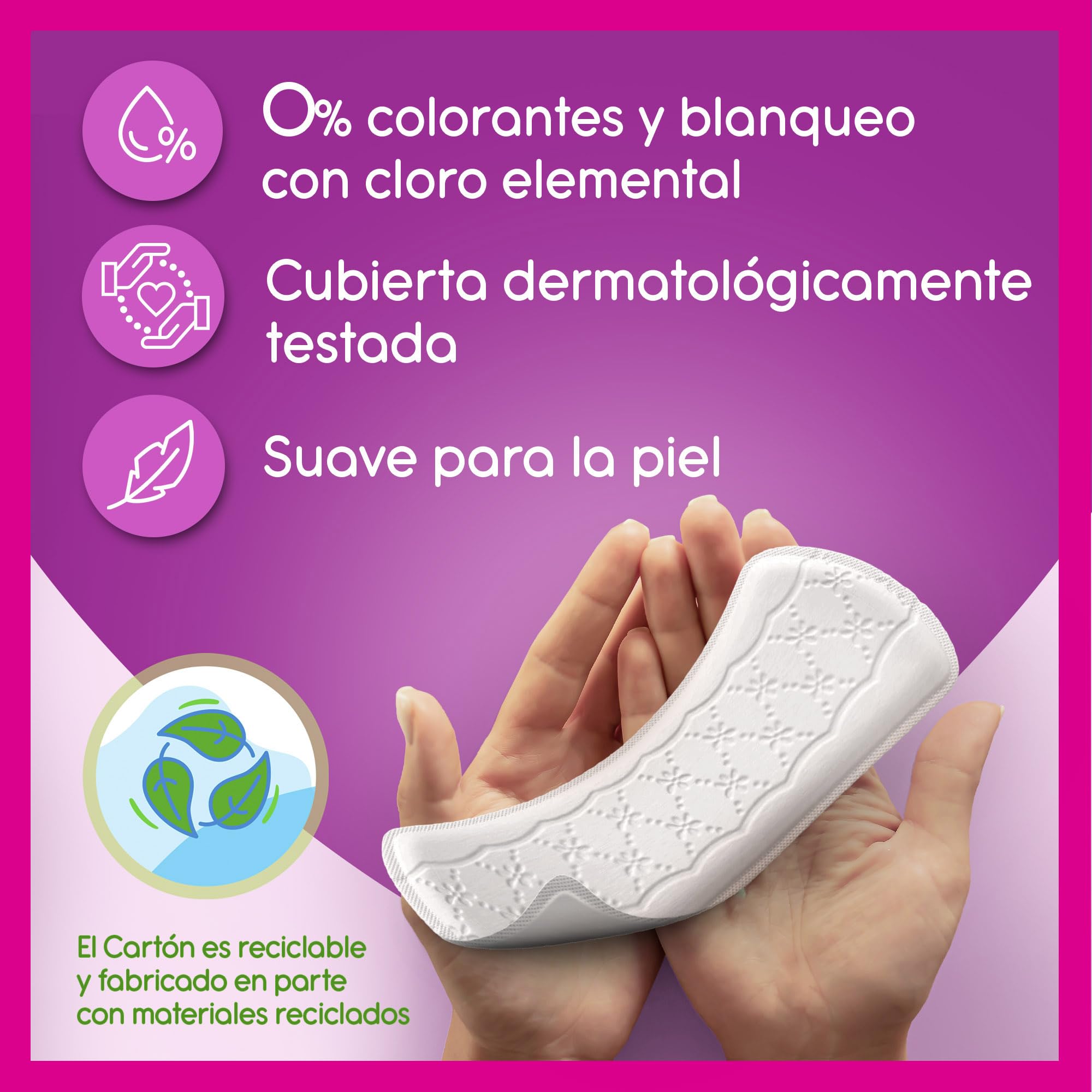 Carefree Plus Large de Fragancia Ligera Protegeslips (48 unidades), protege slips absorbentes y transpirables de uso diario, protectores extra largos con protección contra el mal olor — view 3