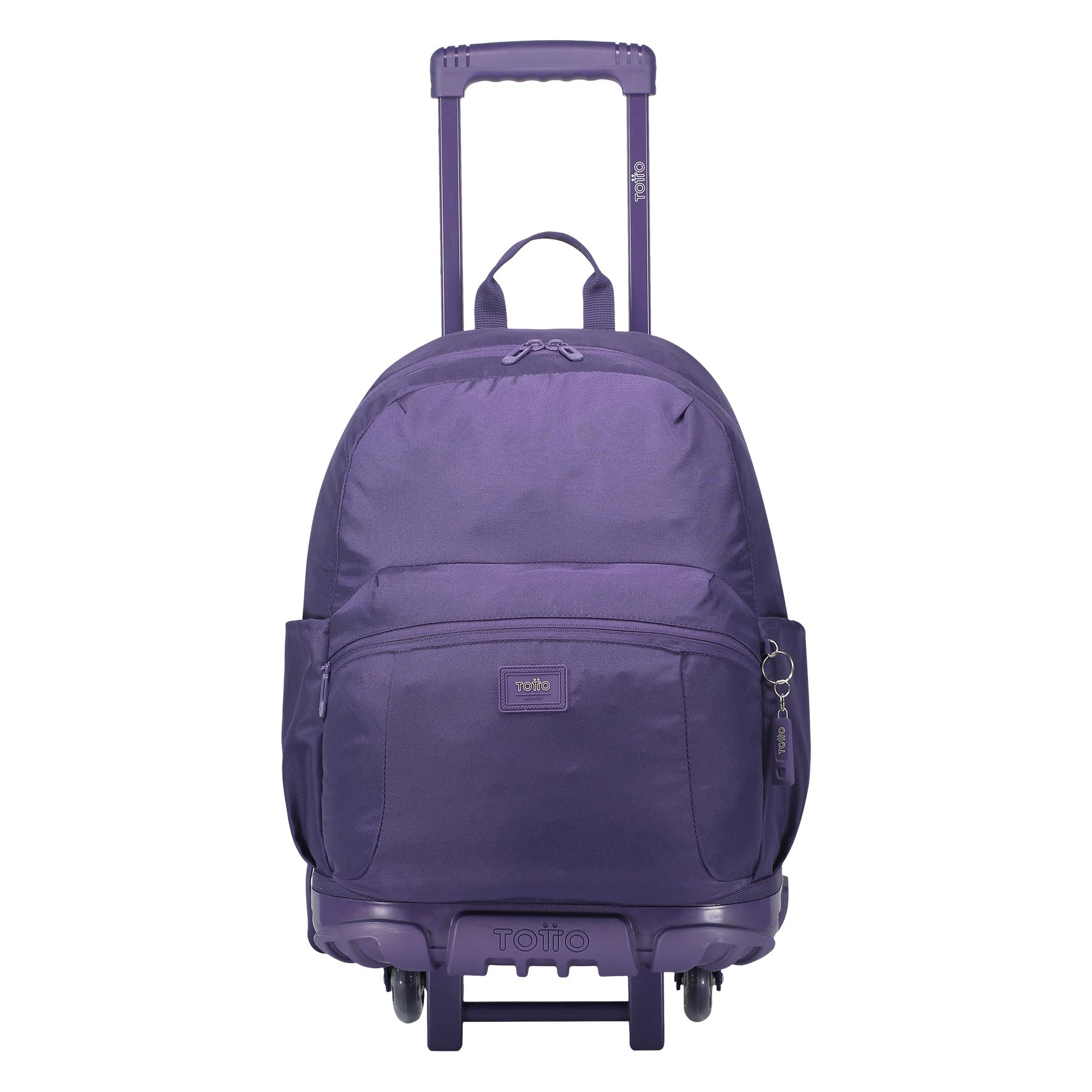 TOTTO Totto Unisex's Pink School Backpack with Wheels-Trik L, One Size