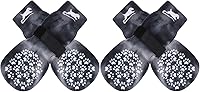 Vista 35 de EXPAWLORER - Calcetines antideslizantes para perros, evitan que se laman las patas, para pavimento caliente, pisos de madera, botines para perros