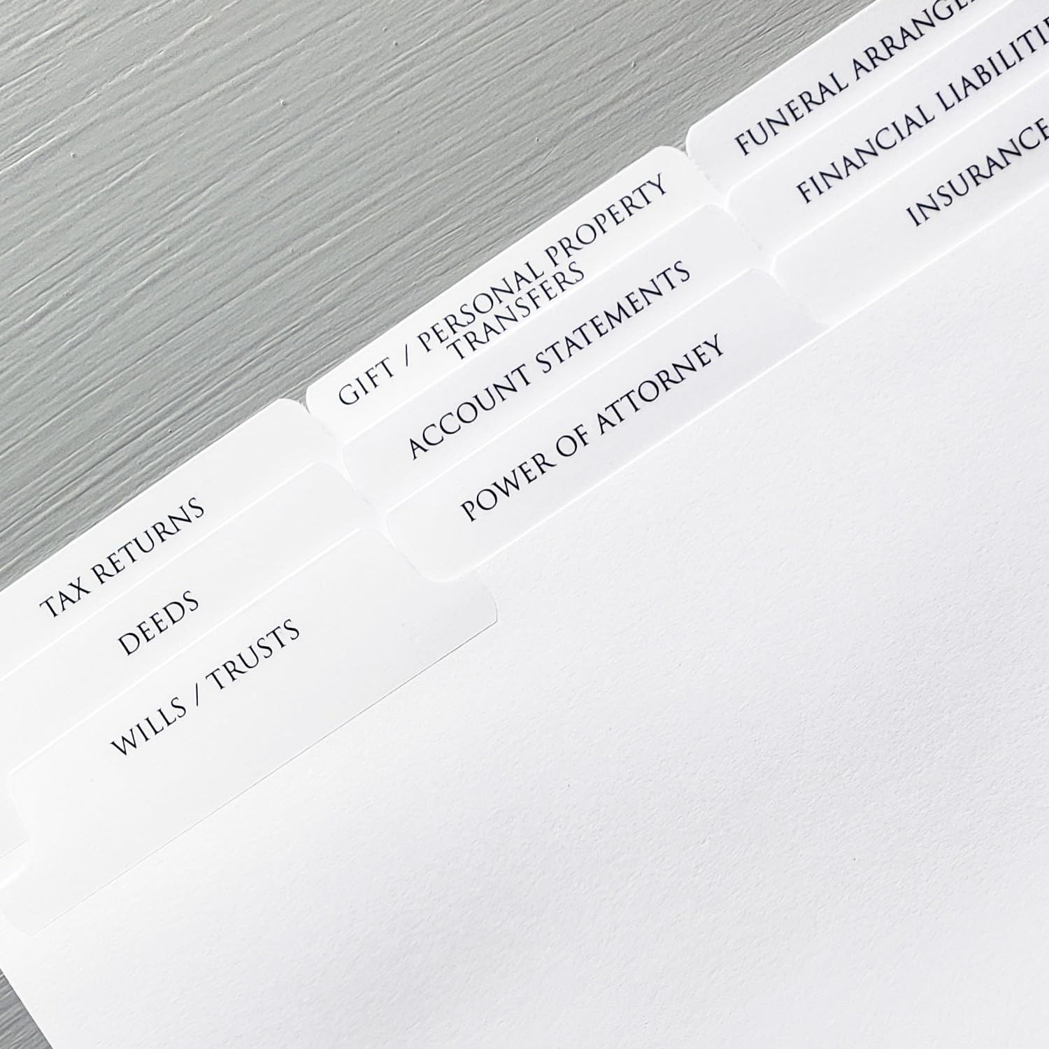 Portfolio für Nachlassplanung/Hausbesitzer-Docs-Ordner mit 3-Ringen, Lederähnliches Gefühl mit goldfarbenem Titel, Trennblätter und Blattschoner im Lieferumfang enthalten (Kombiplanungs-Portfolio, DK