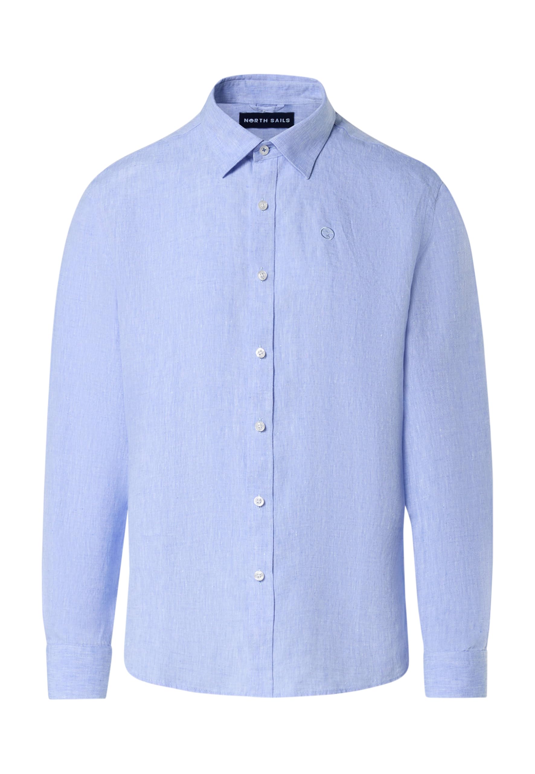 NORTH SAILS Camicia Uomo in Lino European Flax™ con Logo Ricamato