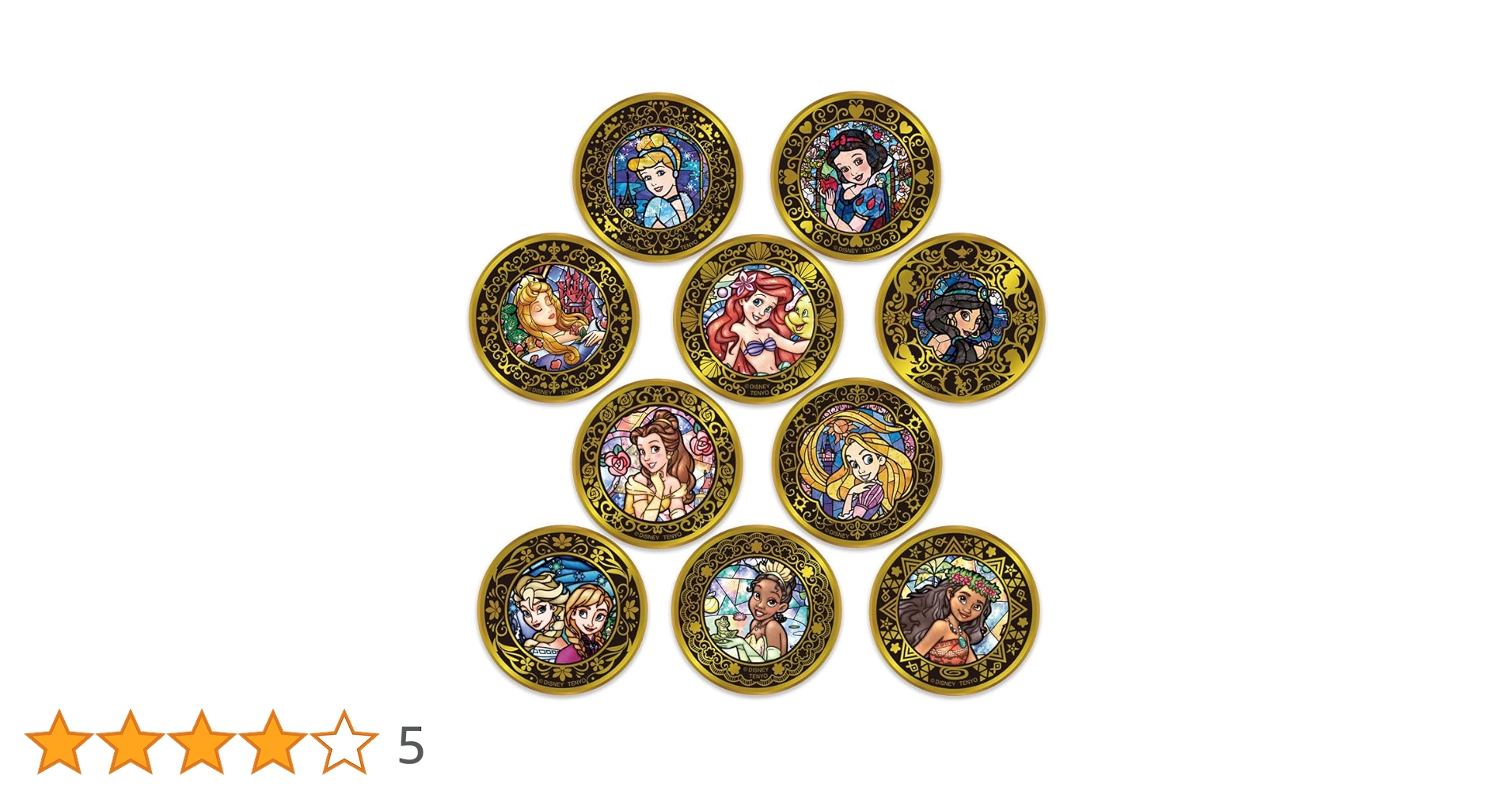 Amazon | テンヨー(Tenyo) 圧倒的な 金バッジ ディズニーキャラクター