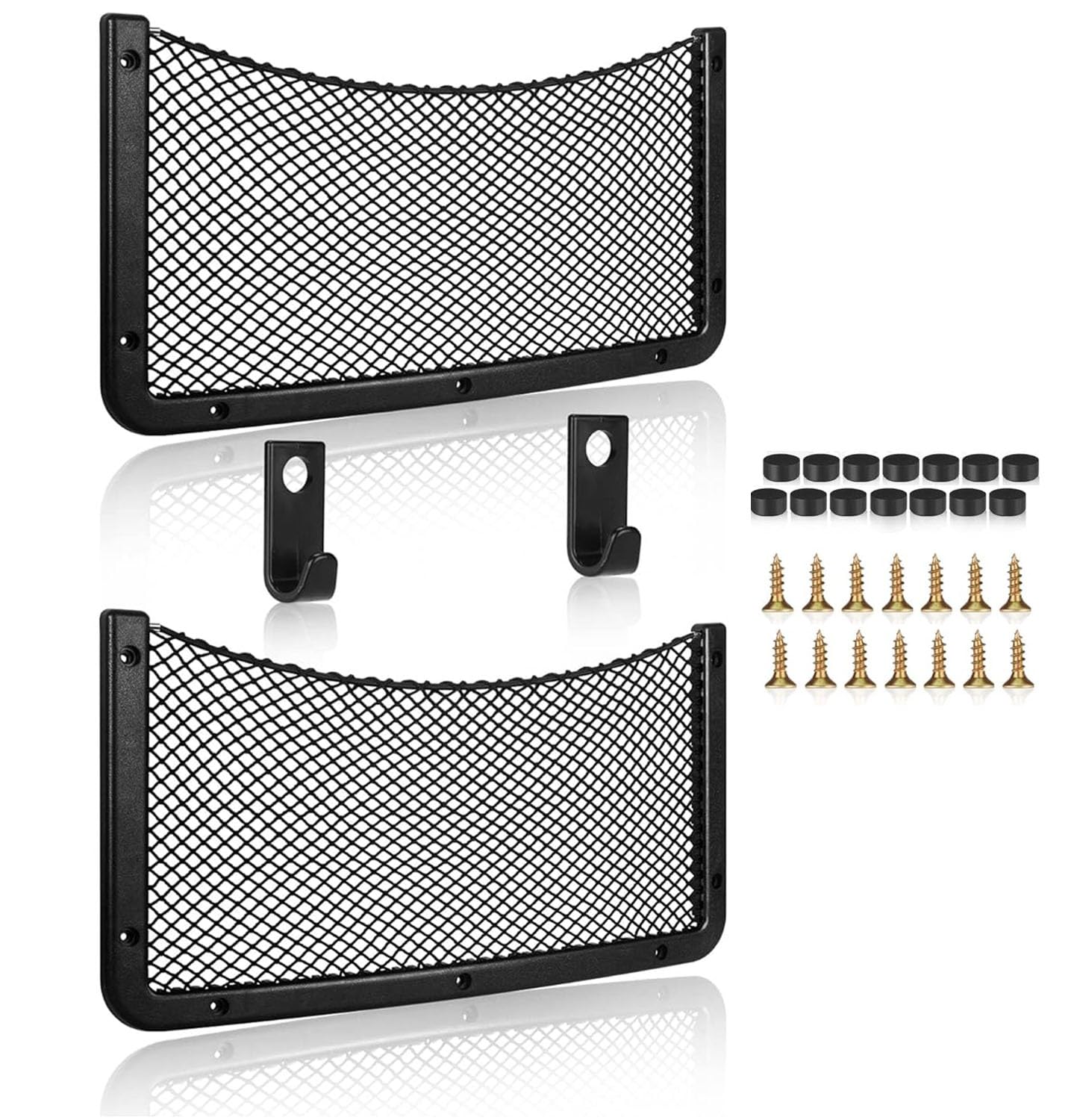 EINESIN Red Almacenamiento Caravana de Abs/Coche, Organizador para Almacenamiento, Multifuncional Red Maletero de Coche Asiento para Equipaje, Autocaravanas, Barcos, Hogar