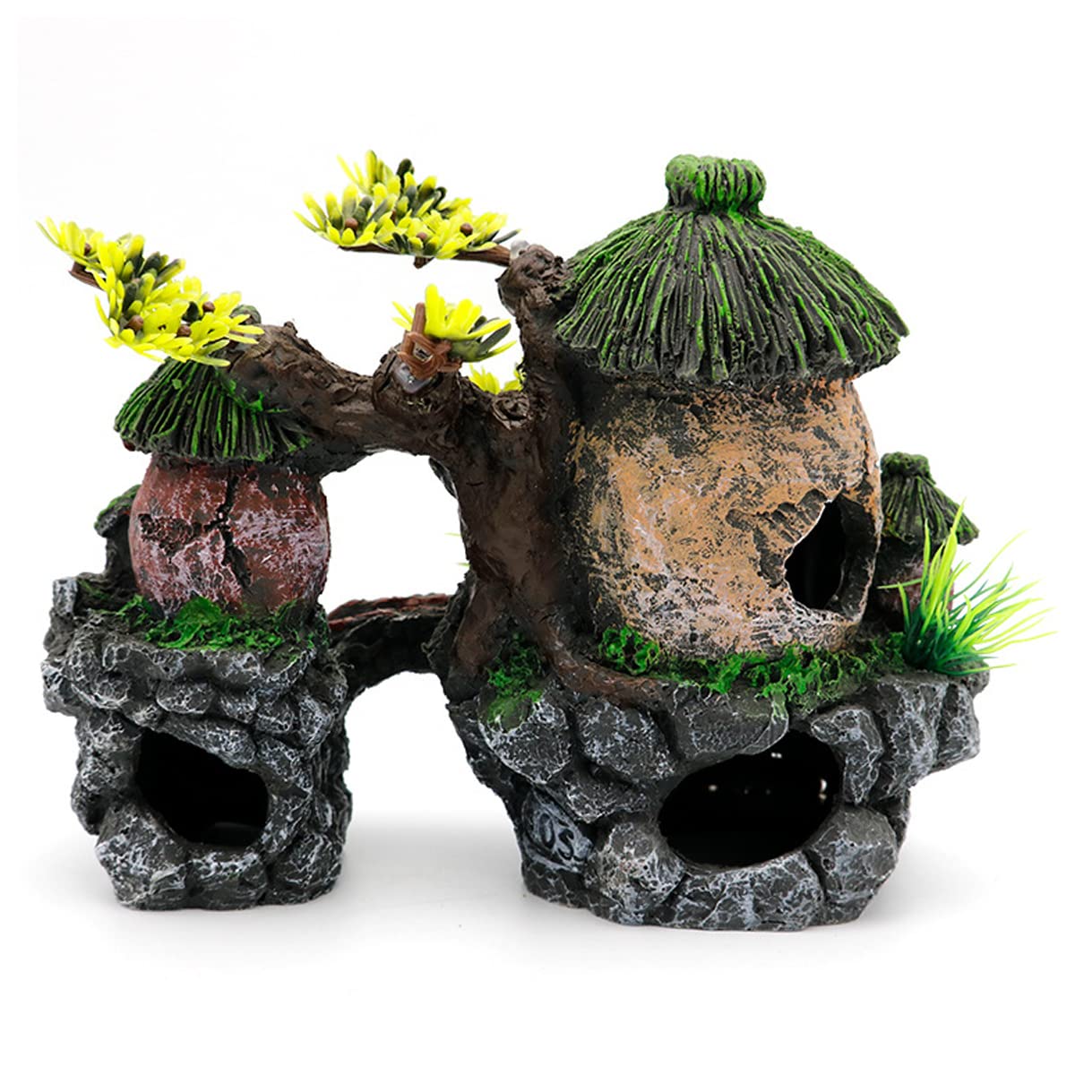Decorazione per Acquario, Decorazioni per Acquari per Ornamenti in Resina di Pesci Piccoli E Medi d'Acqua Dolce d'Acqua Salata,20 * 10 * 16cm