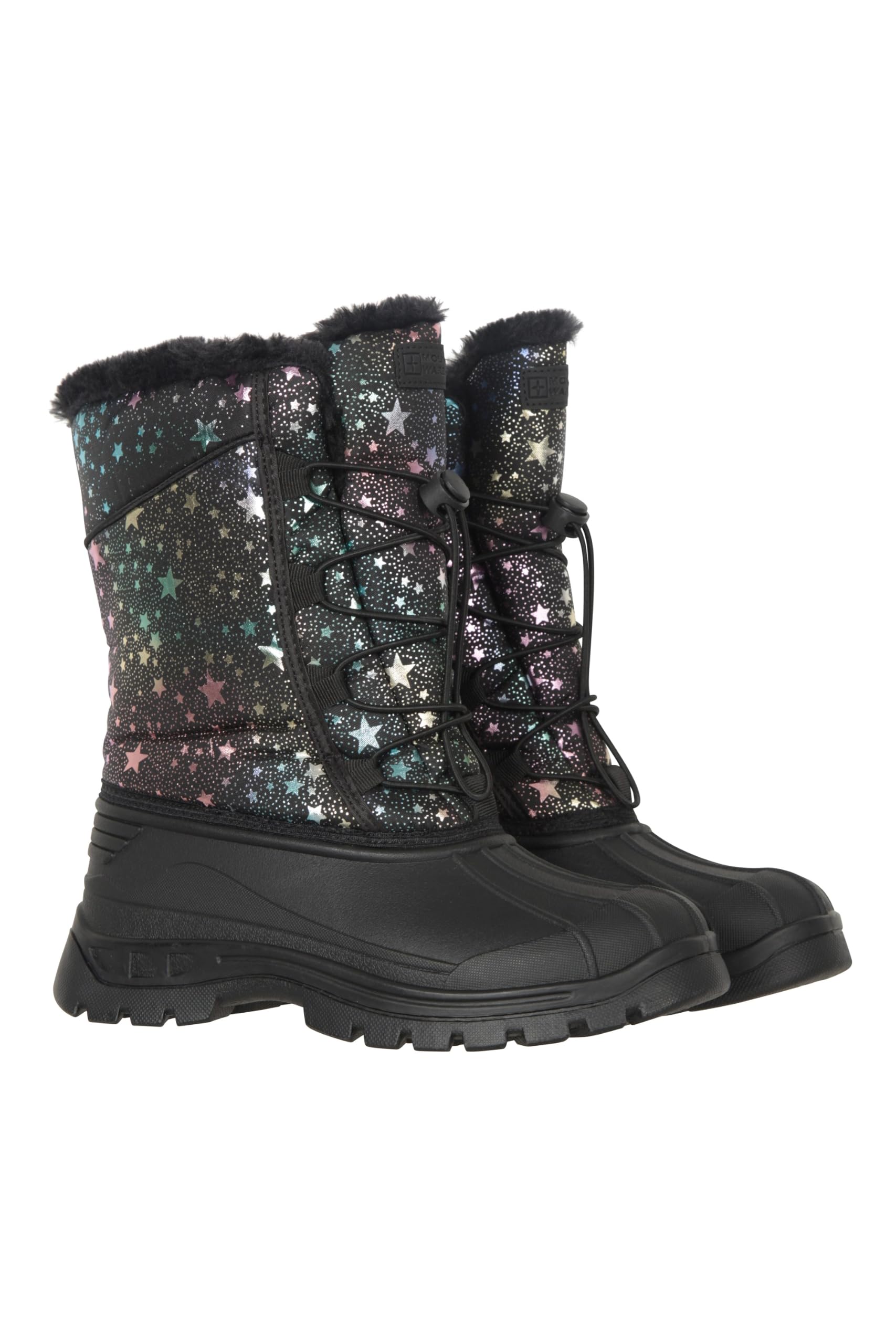 Mountain Warehouse Whistler Schneestiefel für Kinder - Schneedicht, warm, atmungsaktiv, strapazierfähige und griffige Sohlen, winter