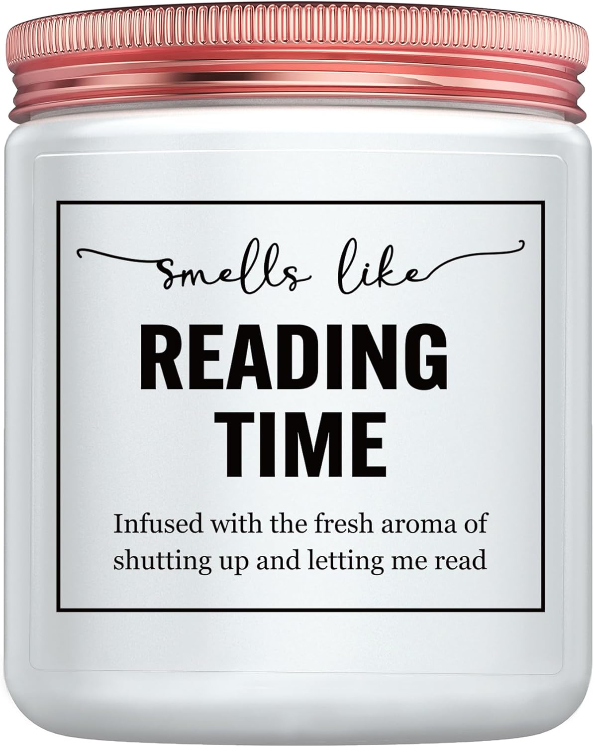 Funny Reading Gifts for Book Lovers, Bookish Gift for Readers - Women Christmas, Birthday Gifts for Librarian or Writers - Lavender Candle