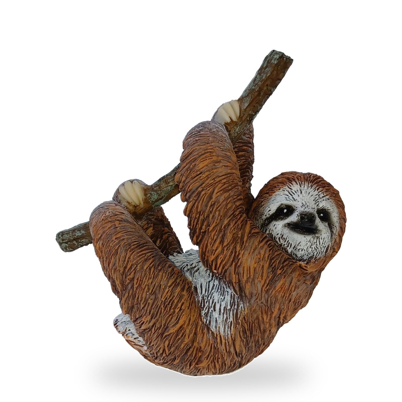 Cornelißen Polyresin Animal Figurine Sloth, Height 10.5 cm