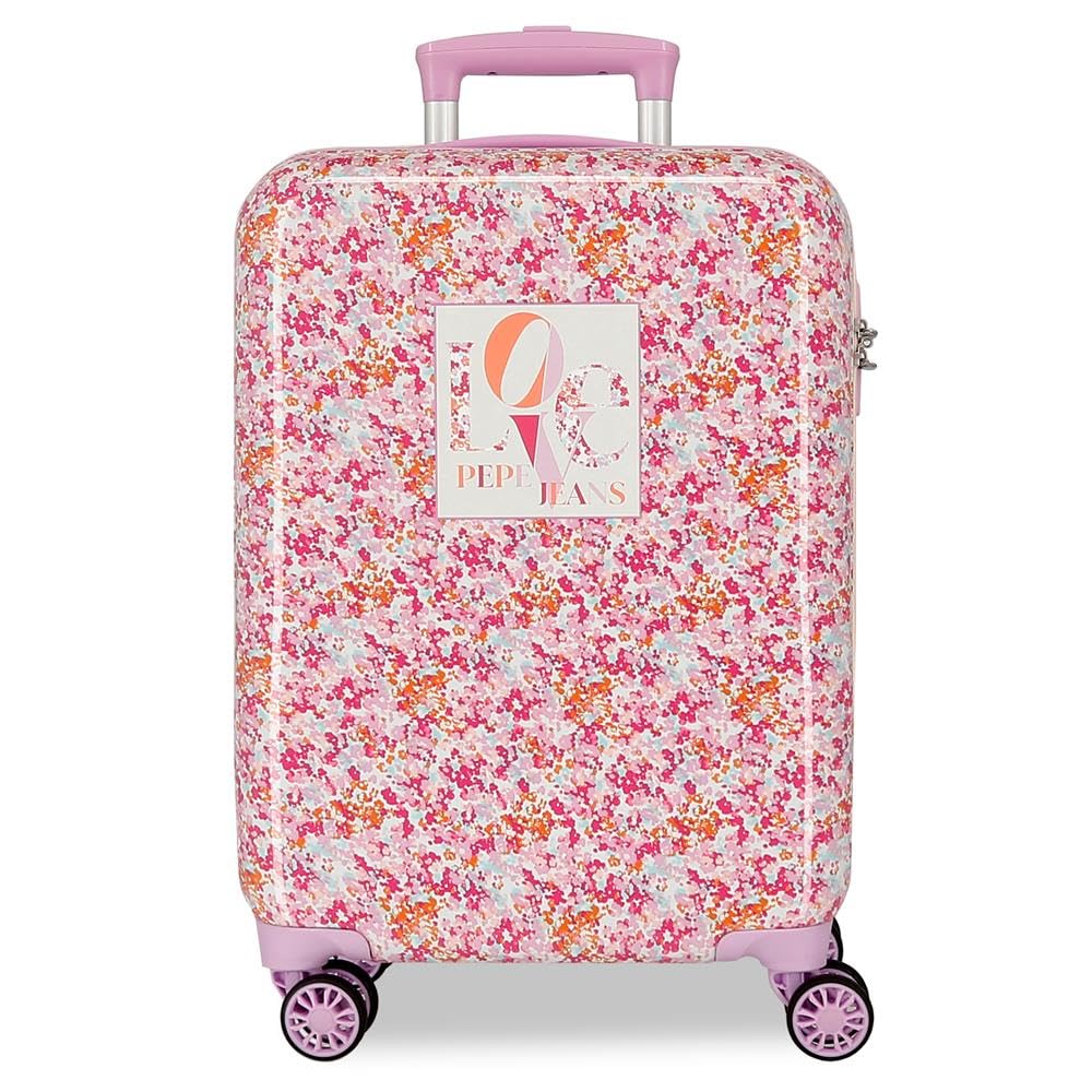 Trousse D'École Pepe Jeans Sandra - Rose, Bandoulière Plate, 20x24 Cm, Polyester - 2