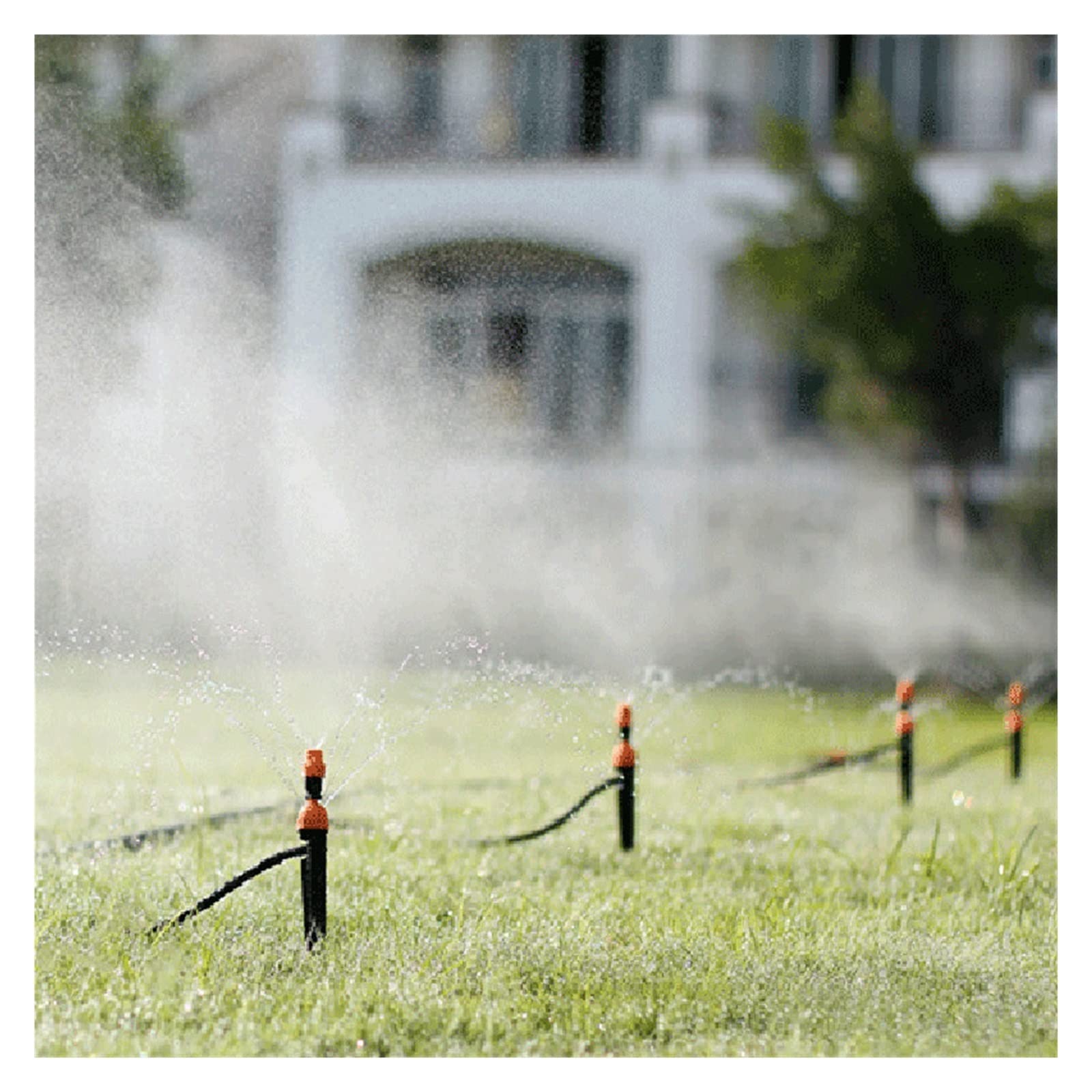 Kit di irrigazione a goccia automatica Elettronico intelligente LCD Visualizza di irrigazione del controller irrigatore Timer del giardino esterno Strumento di dispositivo di irrigazione automatico pe