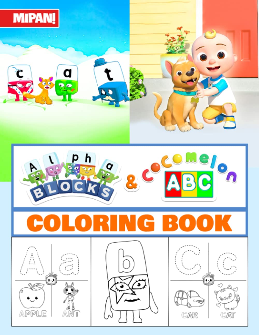 Buy MiPan! - Alphablocks & Cocomelon ABC Coloring Book: Preschool
