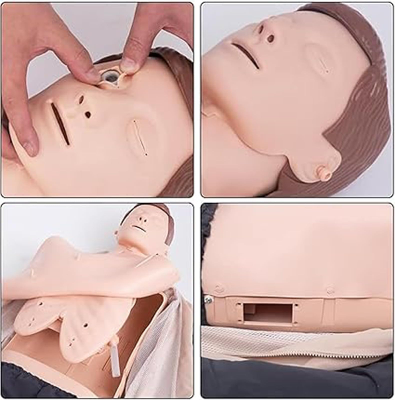 Mannequin De Formation À RCP - Mannequin Adulte Grandeur Nature Pour La Formation À La RCP, Destiné À La Formation Des Médecins, Des Infirmières Et À L'enseignement Médical. A