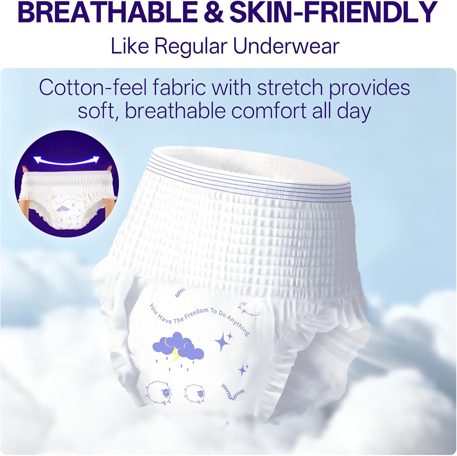 Individually Wrapped Disposable Incontinence Underwear for Women | Maximum Absorbency Adult Diapers | Soft & Breathable Briefs, Disposable Postpartum Underwear for Women Travel - Image 5