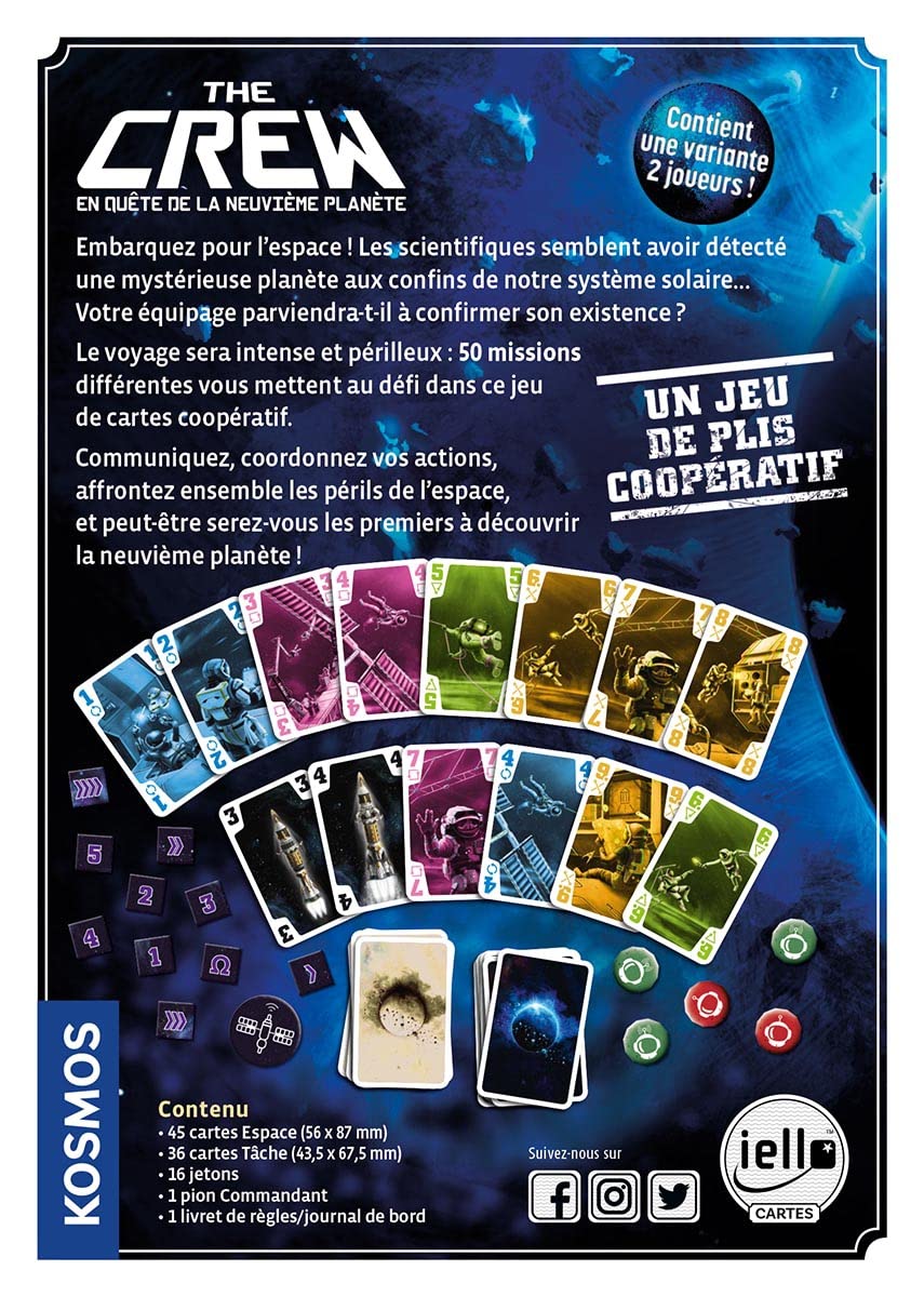 Lote The Crew + Misión Submarina + 1 Abrebotellas Blumie - Juego de Mesa Cooperativo - 3 a 5 Jugadores - A Partir de 10 Años