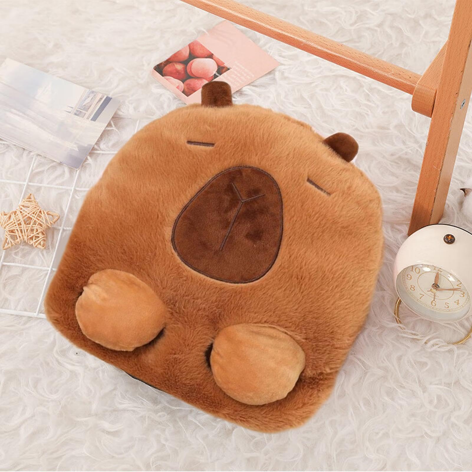 Scaldapiedi Elettrico 2 in 1 Scaldamani e Scaldapiedi | Cuscinetto Riscaldante a Forma Animale Peluche 3 Livelli Calore Piedi Per Quotidiano, Inverno, Donne, Uomini, Scaldapiedi
