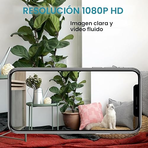 Miniatura 3 de Cámara oculta inalámbrica, mini cámara espía WiFi 1080P HD para seguridad del hogar, cámara de vigilancia de control por aplicación para interiores