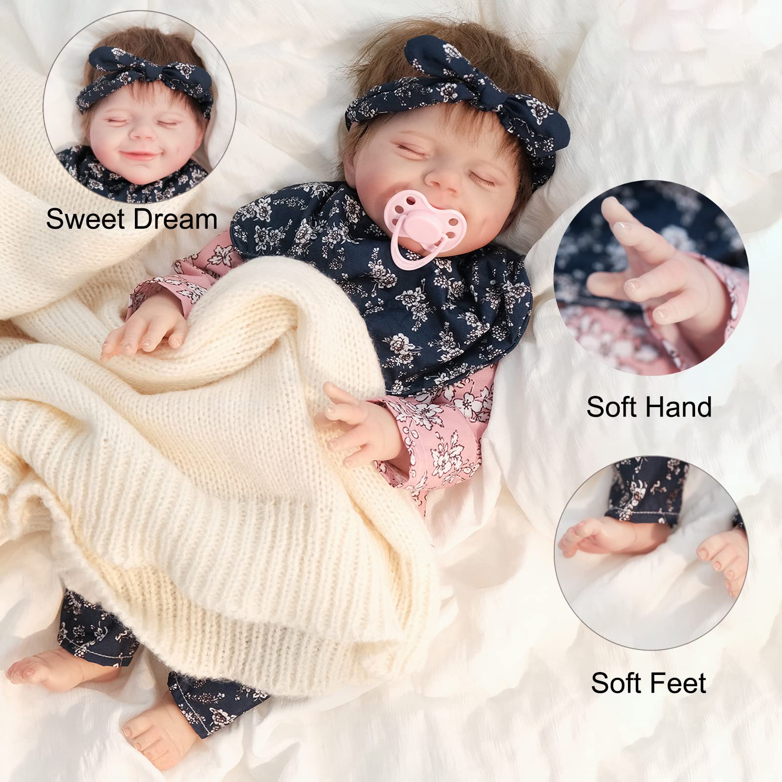 フルビニール　リペイント　リボーンドール　女の子♡ Amazon | ROERHE リボーンドール ビニール ベビードール リアル
