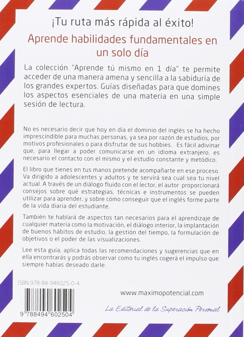 A Impulsar Tu Inglés (Aprende tú mismo en un día)