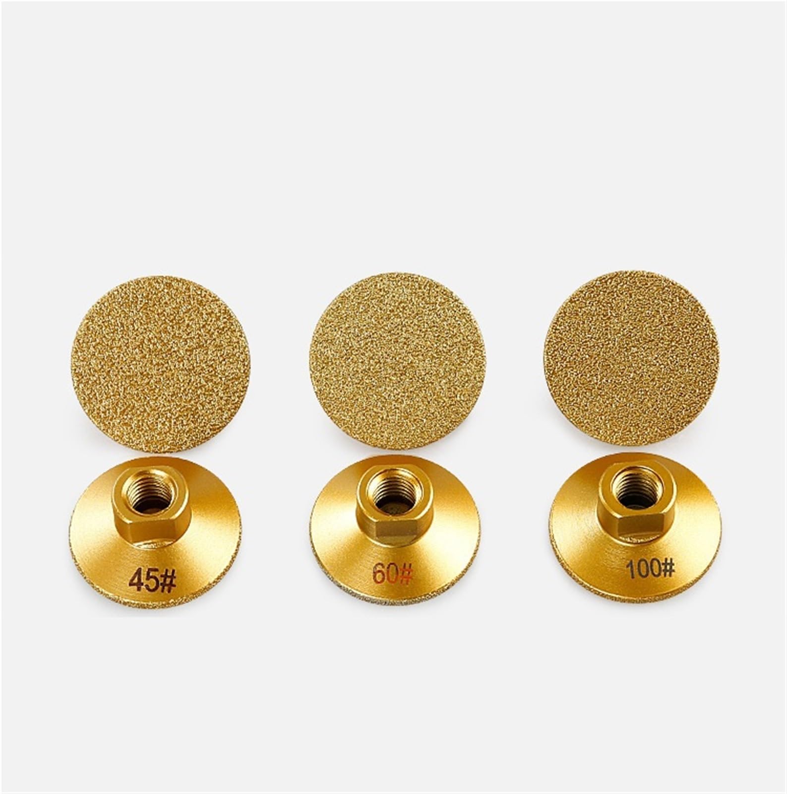 2-calowa płaska diamentowa tarcza szlifierska do kamiennego granitu, M10/M14 szlifierka kątowa, tarcza polerska, 3 szt.(3pcs M10)