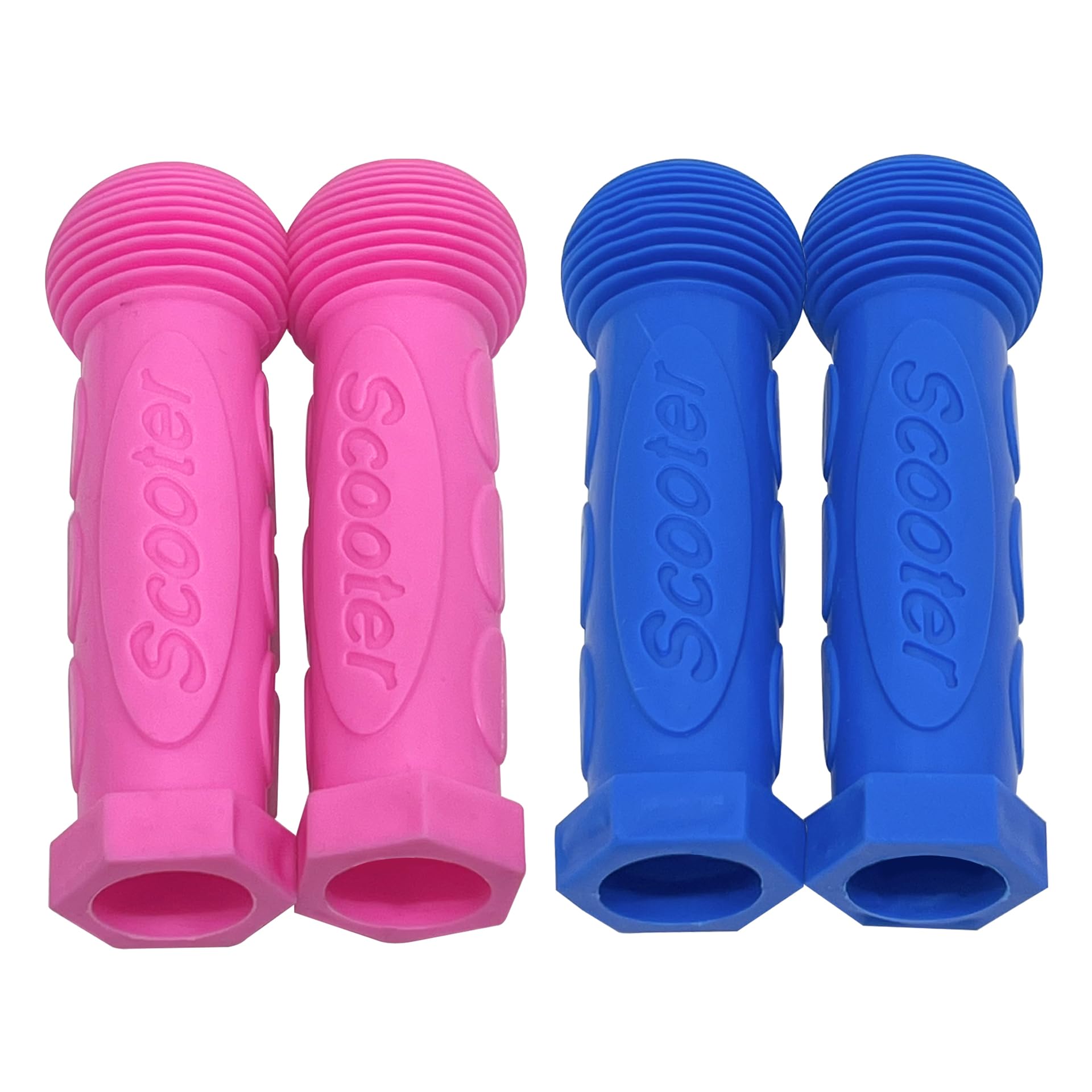 4 Pcs Micro Scooter Handles Scooter Grip Handlebar Soft Non-Slip Grips Rubber Handle T-Bar Grips Kids Bike Gri for Mini Scooters Wheels Kid Kick Scooteres Bike,Drifting Scooteres