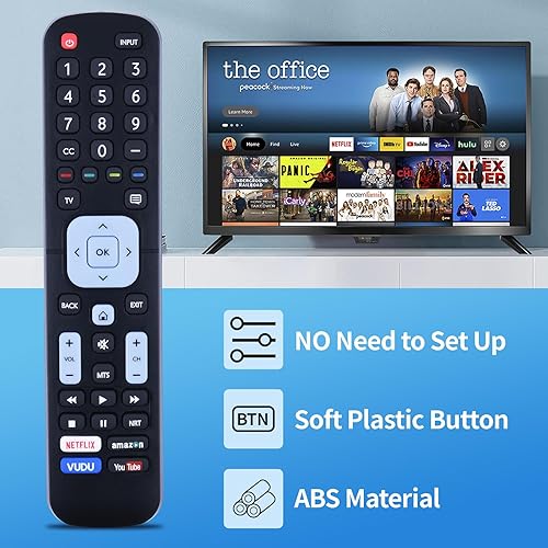 Miniatura 3 de Control remoto de repuesto EN2A27ST Sharp Compatible con Sharp 4K Ultra LED Smart HDTV LC-32P5000U LC-40P5000U LC-43P5000U LC-50P5000U LC-55P5000U