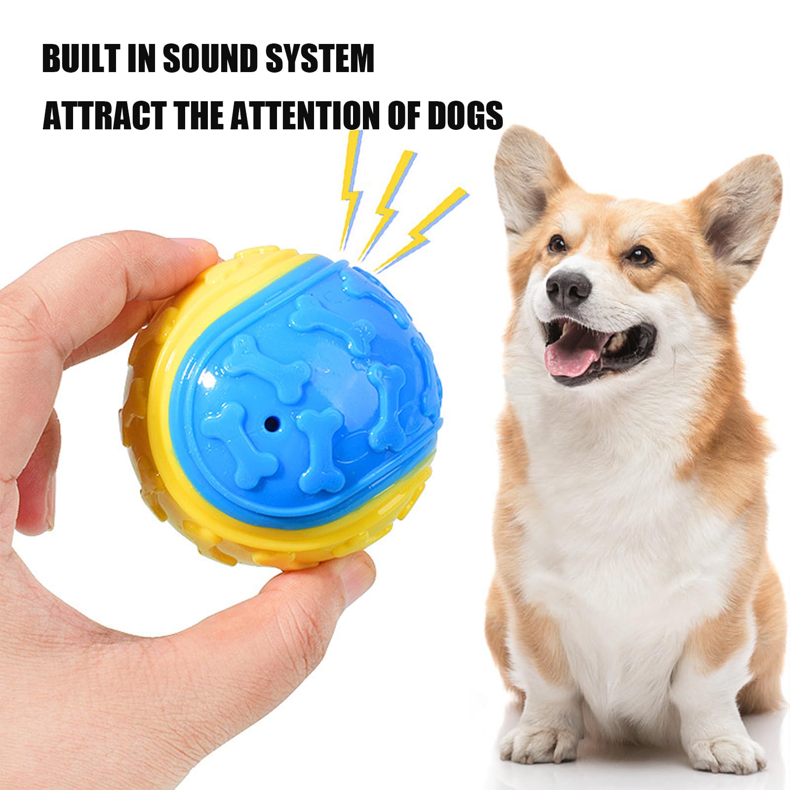 PORUPAEL 6 Pcs Squeaky Dog Ball - Image 3