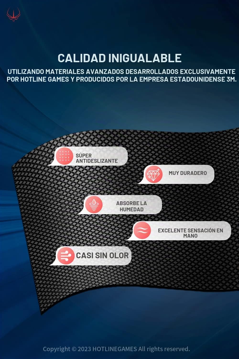 HOTLINEGAMES Empuñaduras de mando compatibles con PS5 Dualsense Edge, accesorios de controlador de PlayStation 5, kit de piel, cinta de agarre antideslizante, absorbe el sudor, fácil de aplicar