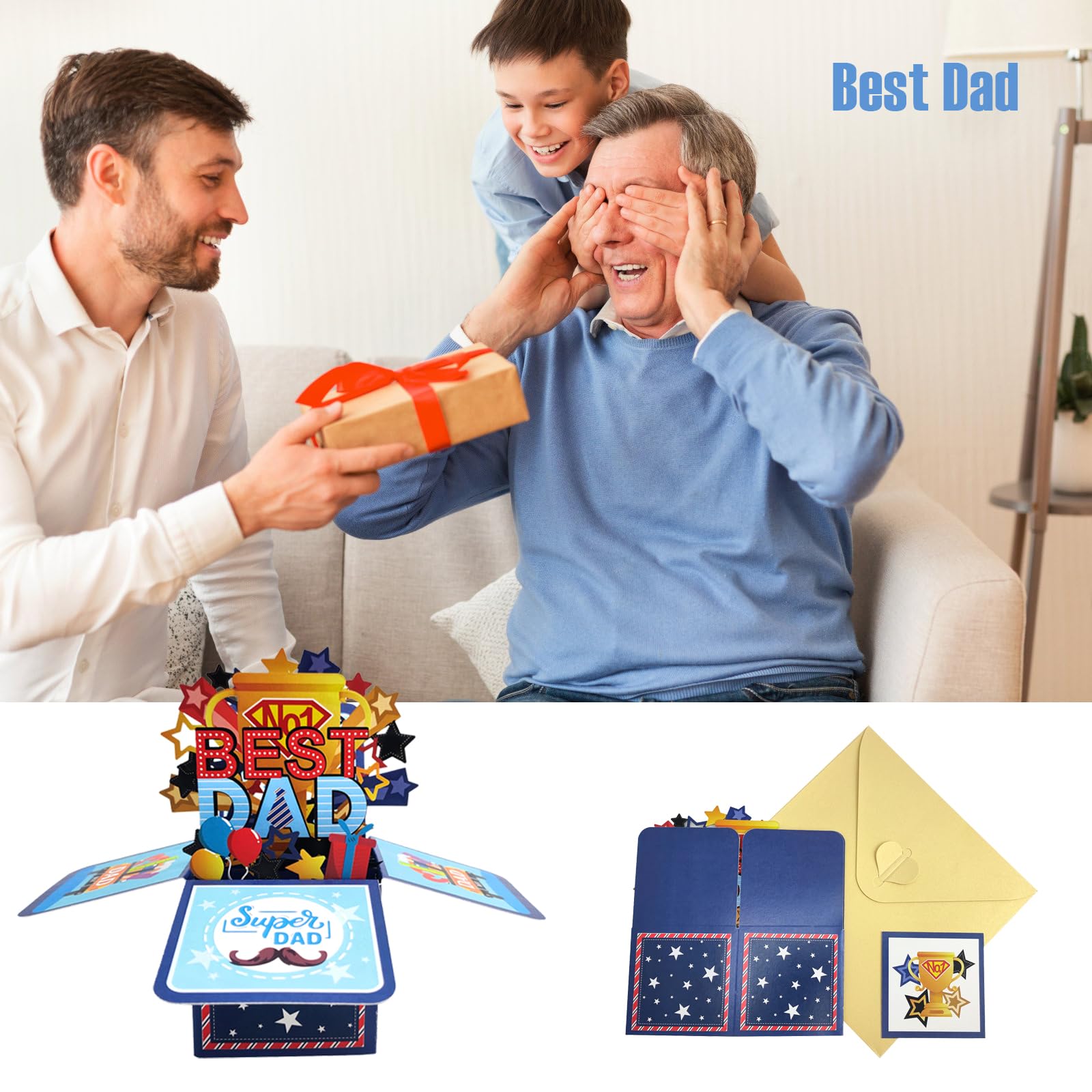 Biglietto Pop-Up 3D Con Uccello E Albero - Colibrì Che Vola, Pensiero D'Auguri Scrivibile Per Compleanno O Guarigione