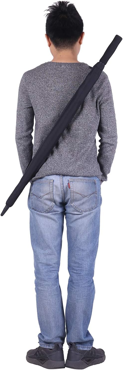 Square Golf Umbrella 62 Inch Large Size With Windproof Vented Automatic Stick Sturdy Umbrella For Man and Woman (Black/yellow, 62 inch)