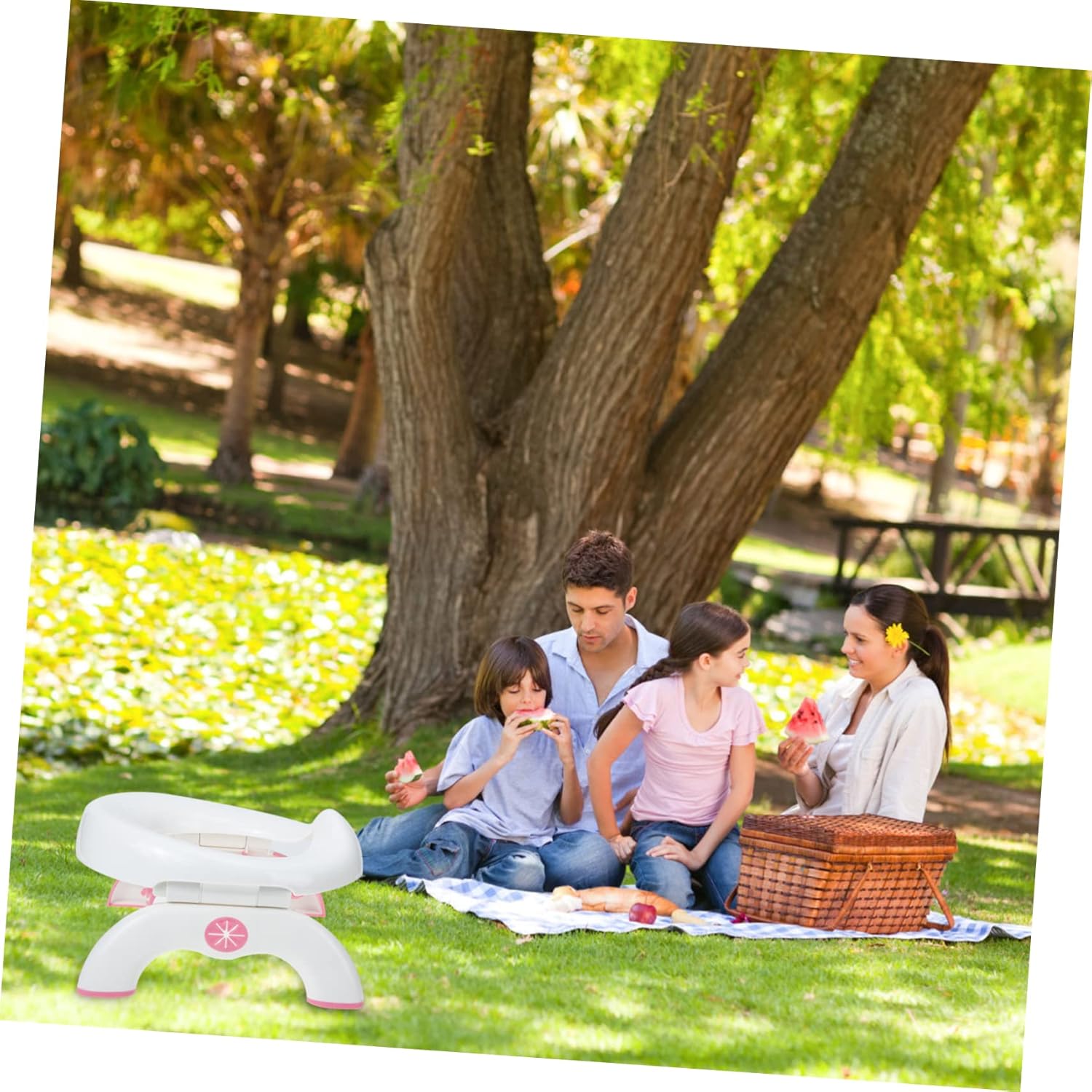 Portable Folding Toilet Seat Compact Lightweight Potty for Boy Girl for Home Camping and Travel Sturdy Design Space-saving Easy to Carry