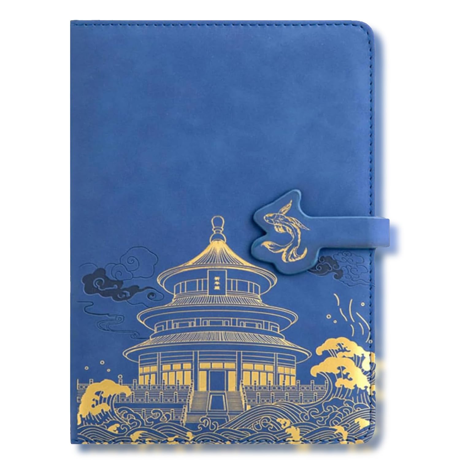 YJWZ A5 Hardback Notebook,200 Pages Lined Forbidden City Themed Journal,To-Do Lists Hardcover Notepad with Bookmark,Oriental-Inspired Aesthetic Notebook for Office, School & Work