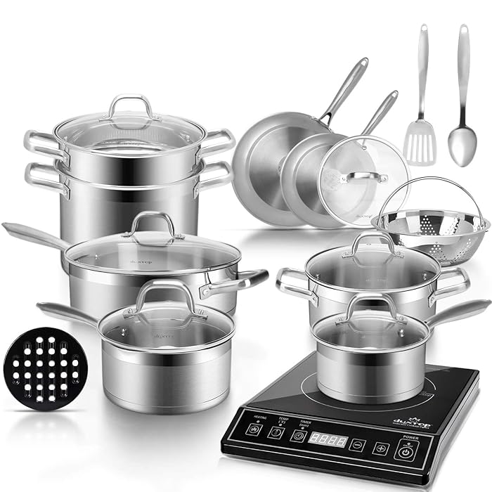 Buy Duxtop Bundle 9100MC 1800W Portable Induction Cooktop, Induction